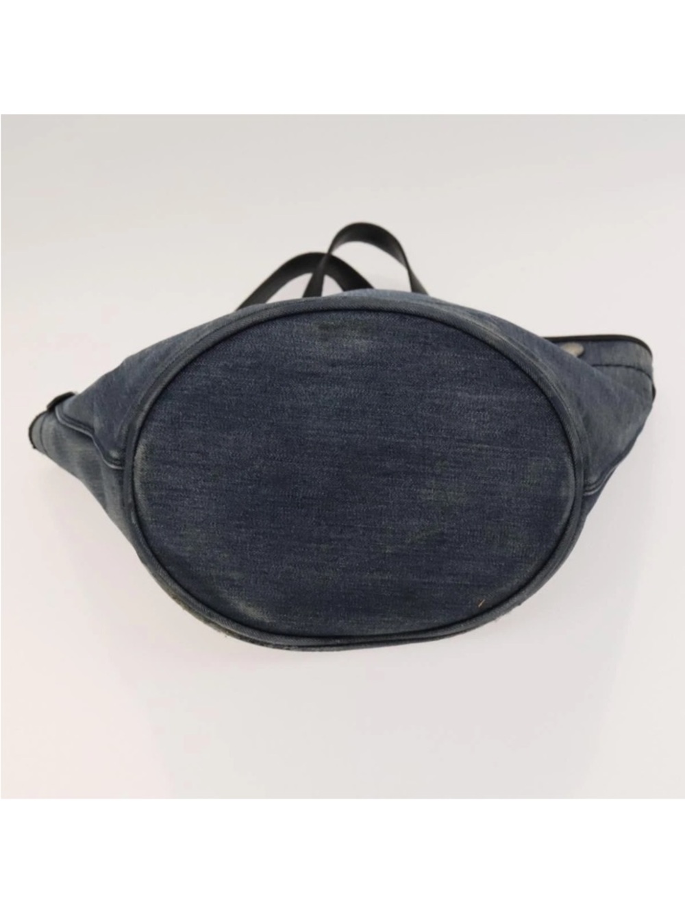 Authentic Prada Denim 2 Way Tote Bag w/ Removable Pouch - Picture 7 of 16